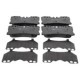 Set placute frana fata ATE pentru LEXUS LS 4.6/5.0H 04.06, inaltime 87.9 mm, latime 133.7 mm, grosime 18.5 mm