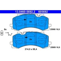 Set placute frana,frana disc ATE