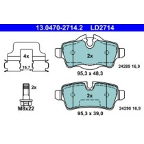 Set placute frana,frana disc ATE