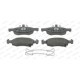 Set placute frana Fata FERODO OPEL CORSA E 1.0-1.4LPG 09.14- Inaltime 52.5mm Latime 155.2mm Grosime 17.3mm