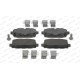 Set placute frana disc spate Ferodo Jeep Compass 1.4-2.4 03.17- inaltime 48.0 mm latime 115.7 mm grosime 18.0 mm