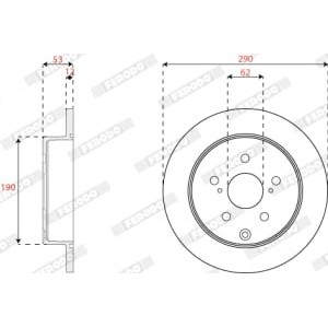 Disc frana FERODO