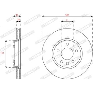 Disc frana FERODO