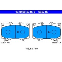 Set placute frana,frana disc ATE