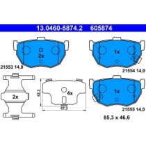 Set placute frana,frana disc ATE