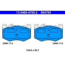 Set placute frana,frana disc ATE