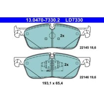 Set placute frana,frana disc ATE