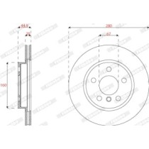 Disc frana FERODO