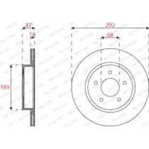 Disc frana FERODO