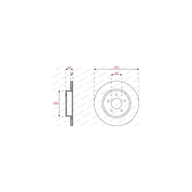 Disc frana FERODO