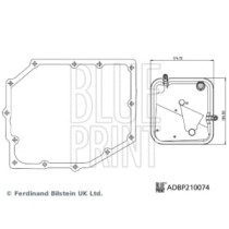 Set filtre hidraulice, cutie e vit.automata BLUE PRINT