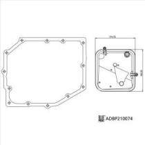 Set filtre hidraulice, cutie e vit.automata BLUE PRINT