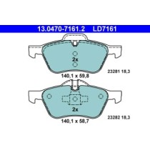 Set placute frana,frana disc ATE