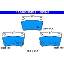 Set placute frana,frana disc ATE