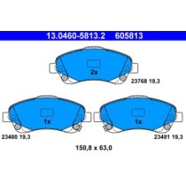 Set placute frana,frana disc ATE