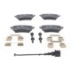 Set placute frana ceramica spate VW CALIFORNIA T5 T6 CAMPER MULTIVAN 1.9D-Electric cu suruburi etrier 59.0x116.1x17.4 mm