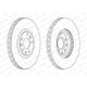 Set discuri frana ventilate fata Peugeot RCZ 1.6/2.0D 302mm 5 gauri 03.10-12.15 Ferodo 2 buc Dreapta/Stanga