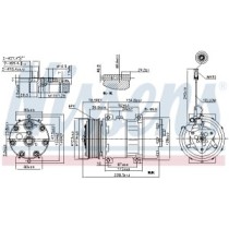 Compresor, climatizare NISSENS