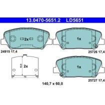 Set placute frana,frana disc ATE