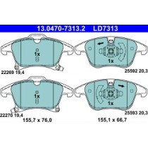 Set placute frana,frana disc ATE