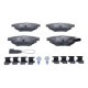 Set placute frana Spate ATE cu suplimente suruburi de ghidare etrier FORD TRANSIT TRANSIT TOURNEO 2.2D-3.2D 04.06-12.14