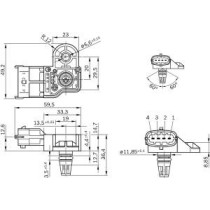 Senzor presiune aer BOSCH