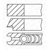 Set segmenti piston GOETZE