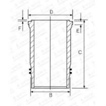 Camasa cilindru GOETZE