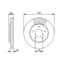 Disc frana BOSCH