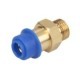 Cap de cuplare PNEUMATICS TEKALAN drept 1/4" 8mm metal 1buc