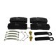 Set placute frana disc HALDEX spate pentru piese auto