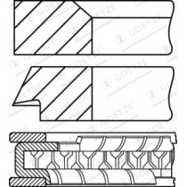 Set segmenti piston GOETZE