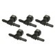 Cuplaj tub combustibil ENGITECH, conector rapid trei cai, diametru teavă 7,89mm, ID 6mm, 6mm x 8mm, set 5 bucăți