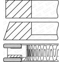 Set segmenti piston GOETZE