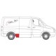 Aripa interioara BLIC trusa reparatie aparare Spate Dreapta MERCEDES SPRINTER 3,5-T 3-T 4,6-T 5-T model scurt 3250 mm