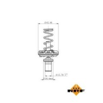 Termostat,lichid racire NRF