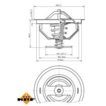 Termostat,lichid racire NRF