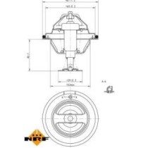 Termostat,lichid racire NRF