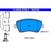 Set placute frana,frana disc ATE