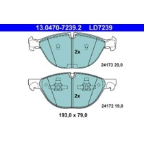 Set placute frana,frana disc ATE