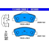 Set placute frana,frana disc ATE