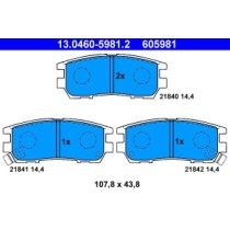 Set placute frana,frana disc ATE