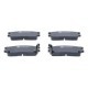 Set placute frana spate ATE pentru MITSUBISHI ECLIPSE III, L400, PAJERO I, PAJERO II 2.0-3.5, inaltime 43.8 mm, latime 107.8 mm, grosime 14.4 mm