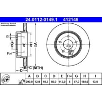 Disc frana ATE