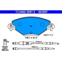 Set placute frana,frana disc ATE