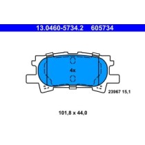 Set placute frana,frana disc ATE