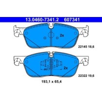 Set placute frana,frana disc ATE