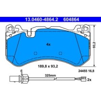 Set placute frana,frana disc ATE