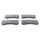 Set placute frana ceramica fata AUDI A6 C7 A7 A8 D4 1.8-3.0D 07.10-09.18 189.0 mm latime 92.8 mm inaltime 17.0 mm grosime