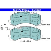 Set placute frana,frana disc ATE